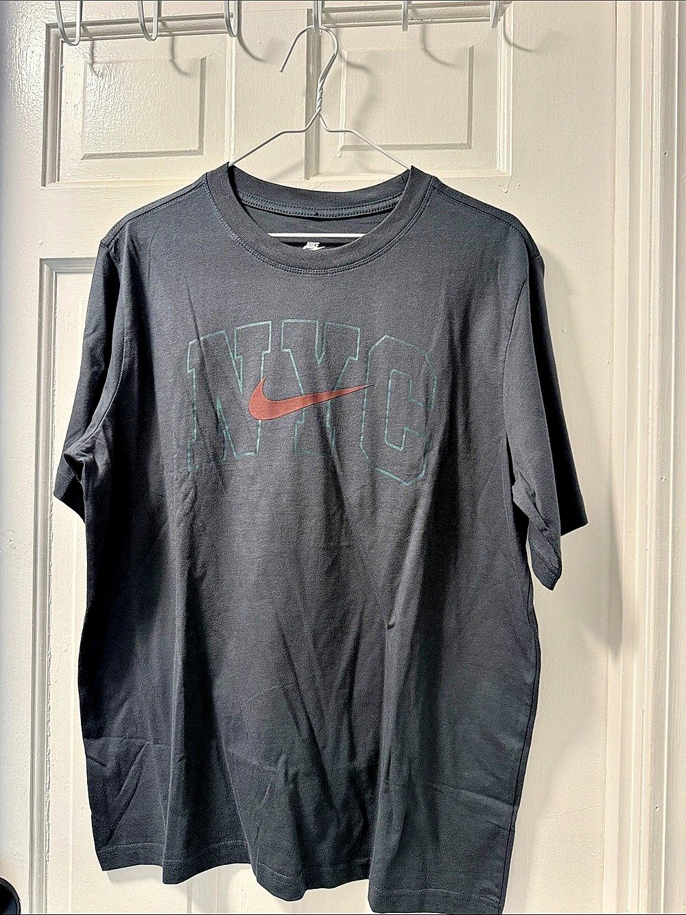 Nike NYC Graphic T-Shirt Short Sleeve Tee Black Size Large